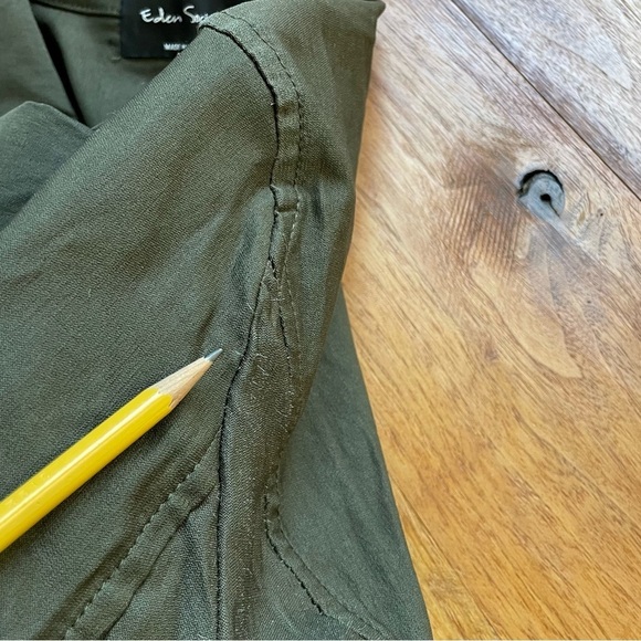 Eden Society Dark Olive Green Utility Chore Jacket - Picture 10 of 14